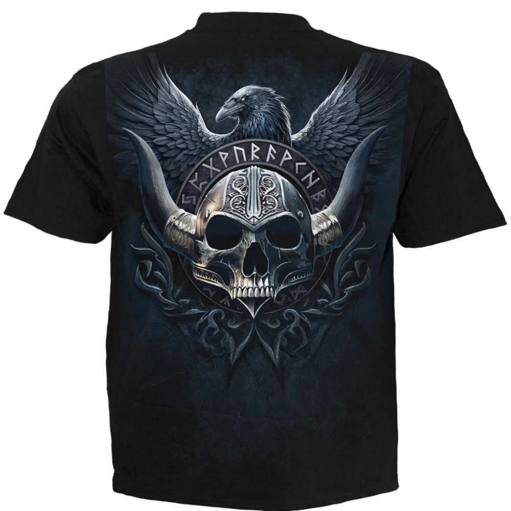 Spiral - Odin'S Warrior Heren T-shirt - Zwart